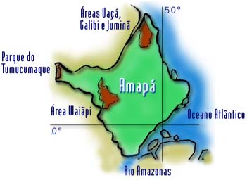 mapa da regio